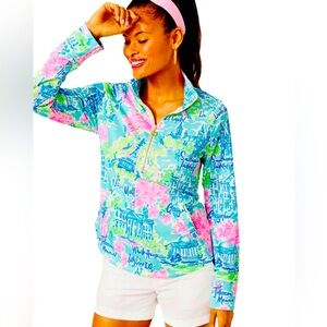 Lilly Pulitzer UPF 50+ Skipper Popover in “Lilly Loves DC”